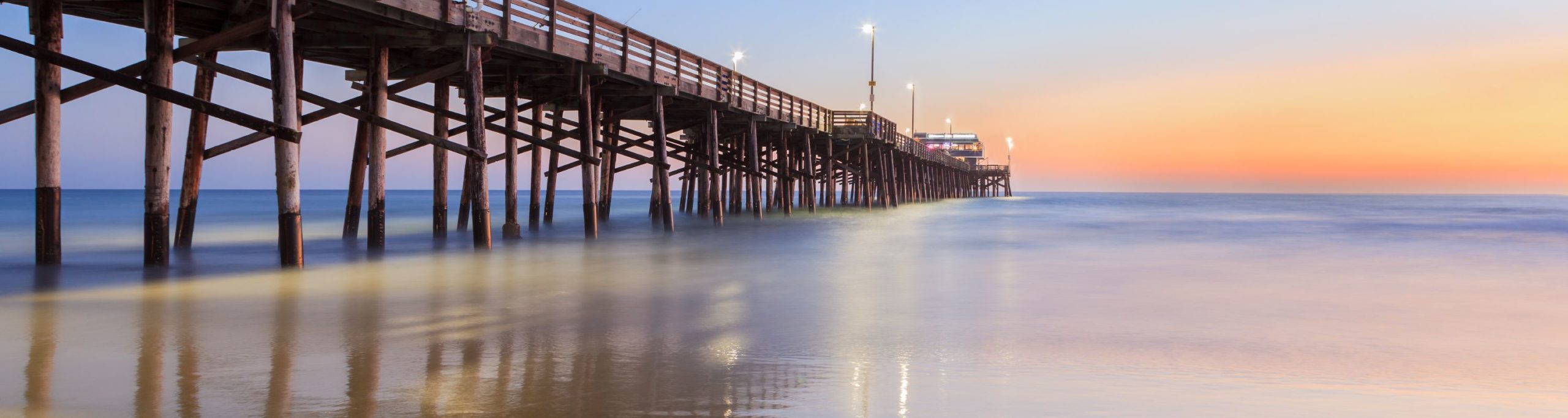SoCal Beaches--image of Newport Beach Pier.